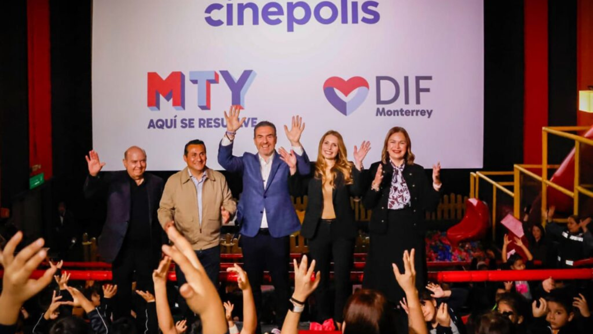 DIF Monterrey y Cinépolis Ofrecen Esparcimiento Gratuito a Sectores Vulnerables
