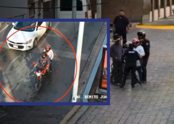 Detienen En Monterrey A Pareja Que Circulaba En Motocicleta Robada