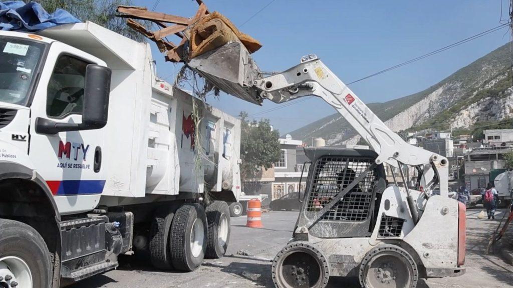 Retiro de 30 toneladas de basura